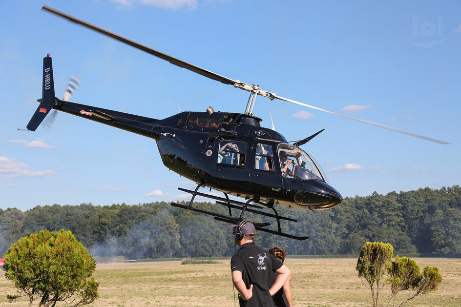 SchlagerHammer 2018 / Rundflug mit dem Helikopter von SkyMagic