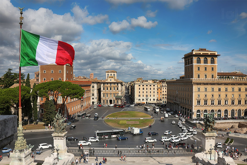 Aussicht vom Monumento Vittorio Emanuele II
