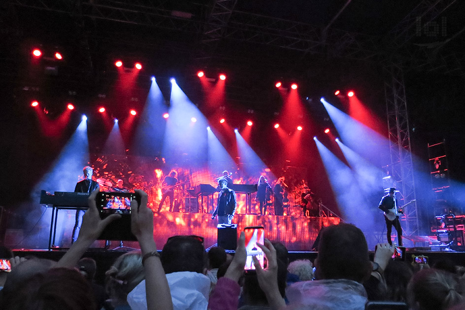 a-ha „Electric Summer 2018“ Tour / Dresden, Fimlnächte am Elbufer