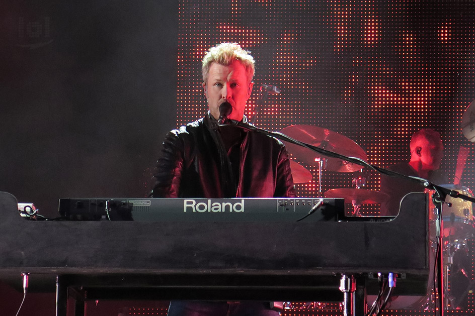 a-ha „Electric Summer 2018“ Tour / Dresden, Fimlnächte am Elbufer