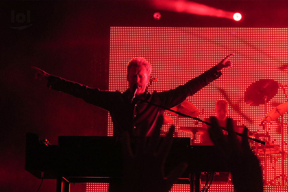 a-ha „Electric Summer 2018“ Tour / Dresden, Fimlnächte am Elbufer
