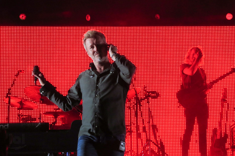 a-ha „Electric Summer 2018“ Tour / Dresden, Fimlnächte am Elbufer