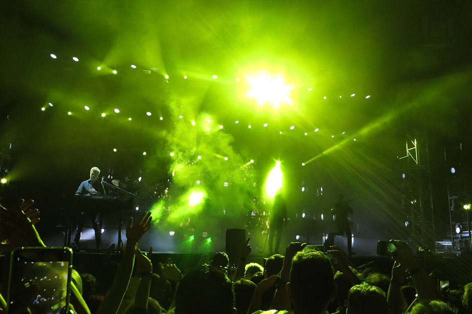a-ha „Electric Summer 2018“ Tour / Dresden, Fimlnächte am Elbufer