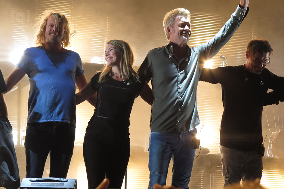 a-ha „Electric Summer 2018“ Tour / Dresden, Fimlnächte am Elbufer