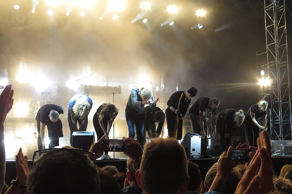 a-ha „Electric Summer 2018“ Tour / Dresden, Fimlnächte am Elbufer