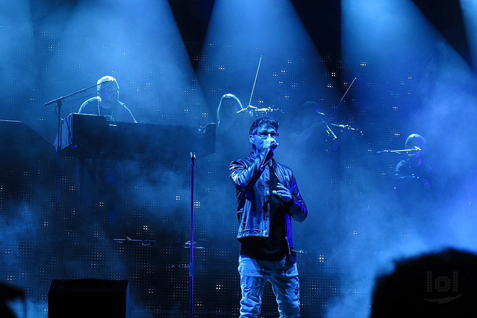 a-ha „Electric Summer 2018“ Tour / Dresden, Fimlnächte am Elbufer