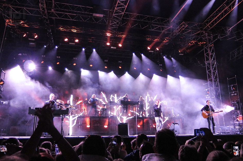 a-ha „Electric Summer 2018“ Tour / Dresden, Fimlnächte am Elbufer