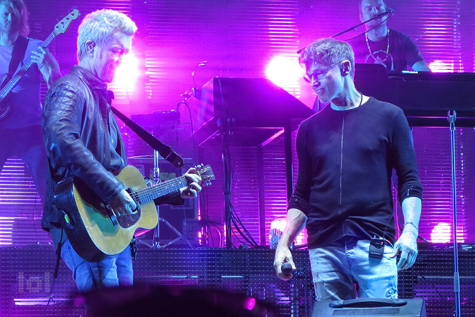a-ha „Electric Summer 2018“ Tour / Dresden, Fimlnächte am Elbufer