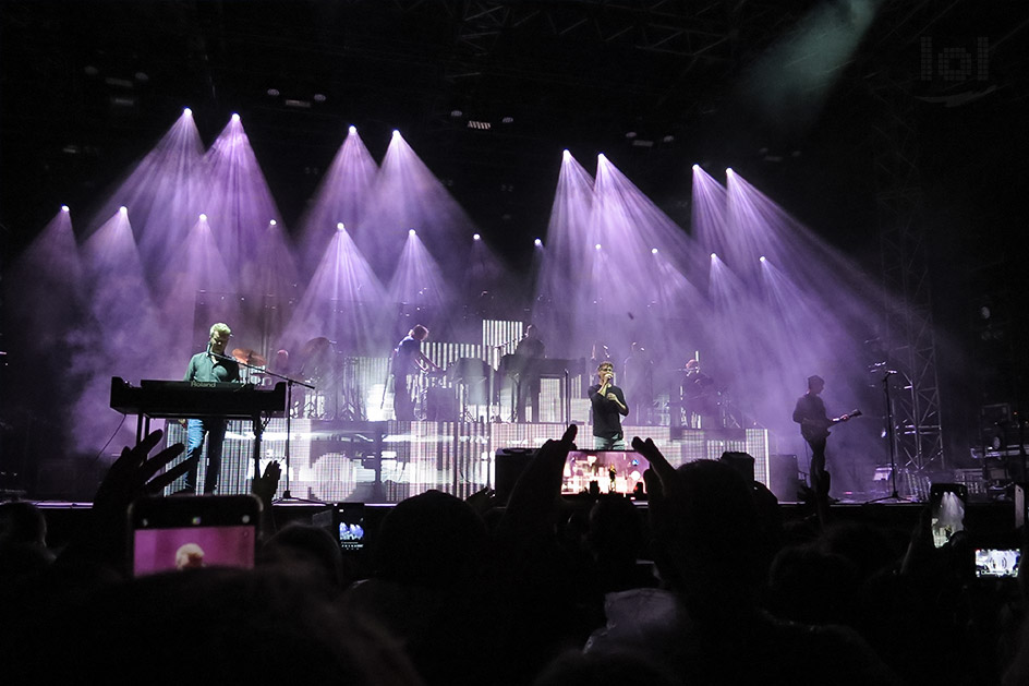 a-ha „Electric Summer 2018“ Tour / Dresden, Fimlnächte am Elbufer