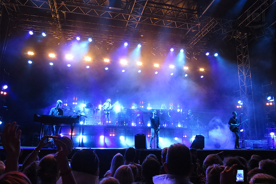 a-ha „Electric Summer 2018“ Tour / Dresden, Fimlnächte am Elbufer