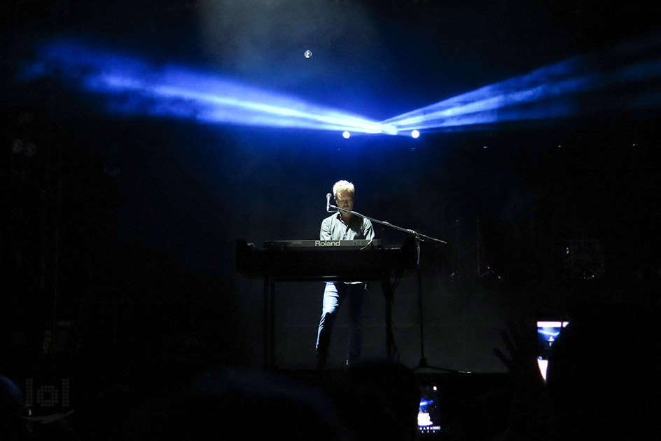 a-ha „Electric Summer 2018“ Tour / Dresden, Fimlnächte am Elbufer