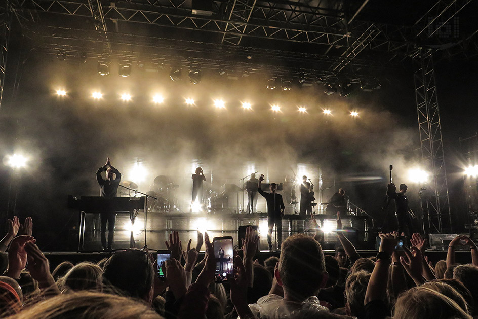 a-ha „Electric Summer 2018“ Tour / Dresden, Fimlnächte am Elbufer