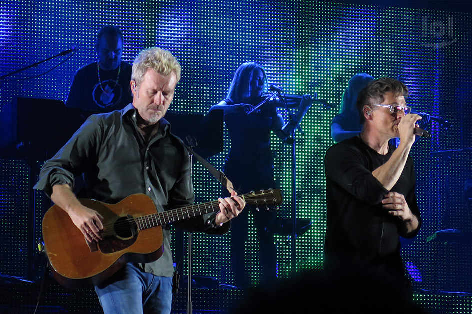 a-ha „Electric Summer 2018“ Tour / Dresden, Fimlnächte am Elbufer