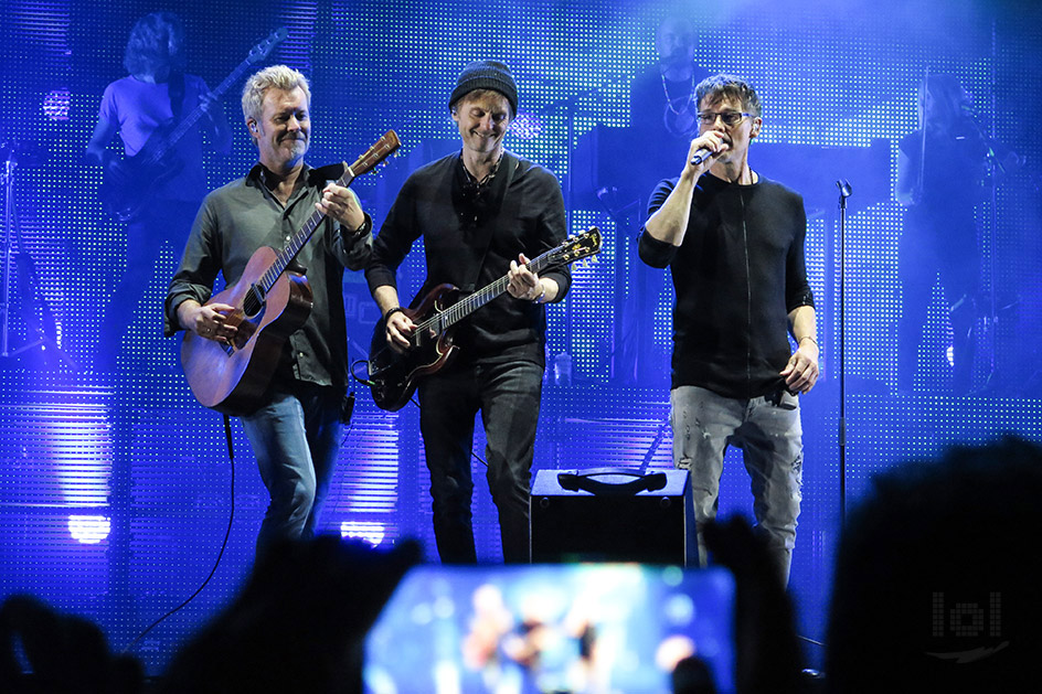 a-ha „Electric Summer 2018“ Tour / Dresden, Fimlnächte am Elbufer