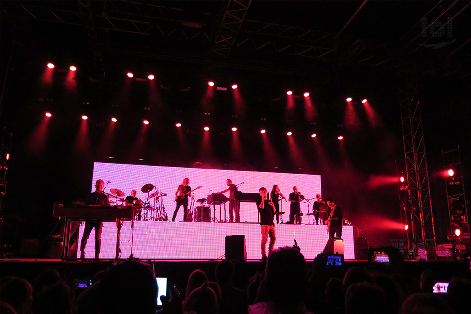 a-ha „Electric Summer 2018“ Tour / Dresden, Fimlnächte am Elbufer