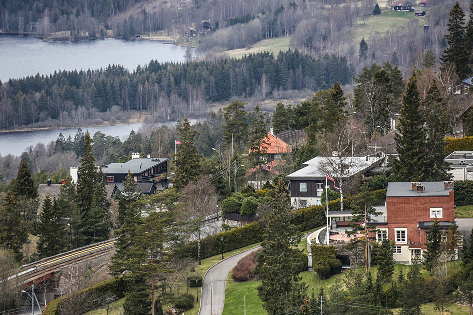 Landschaft Holmenkollen, Oslo, Norwegen