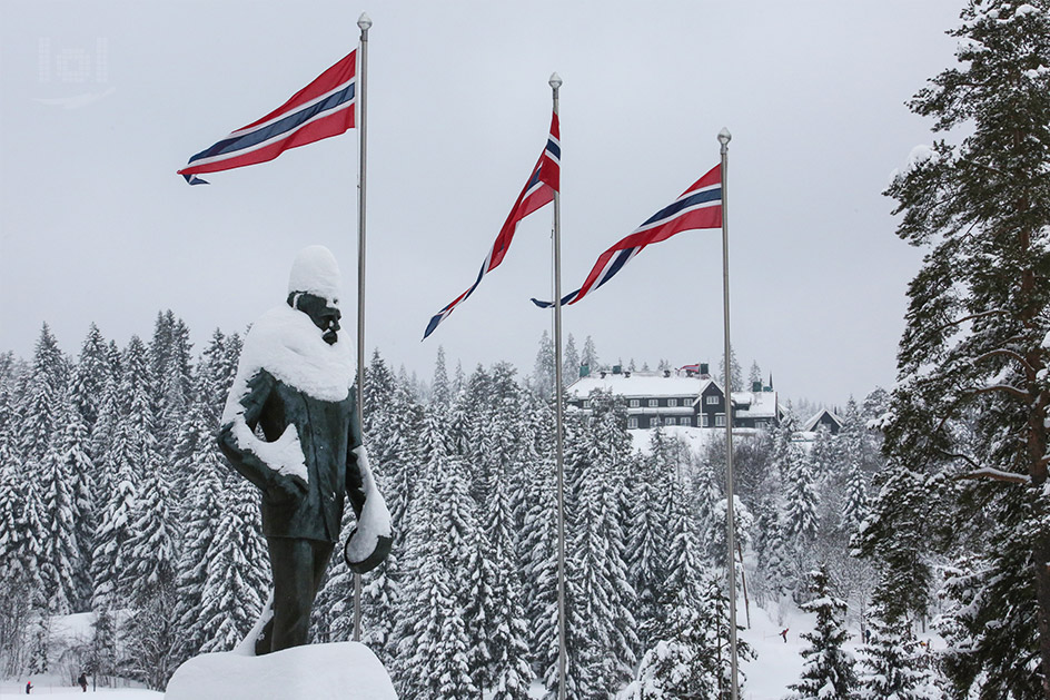 Skisprungschanze am Holmenkollen in Oslo