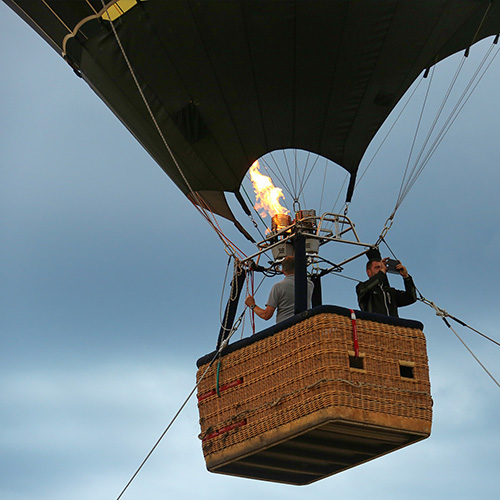 look-of-life Eventfotografie SchlagerHammer 2019: Fahrt mit dem TechniSat Heißluftballon